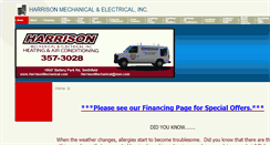 Desktop Screenshot of harrisonmechanical.com